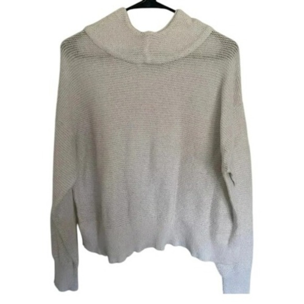 All In Motion Cream Cowl Neck Pullover Knit Sweater Top XL